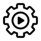 An image showing a gear icon