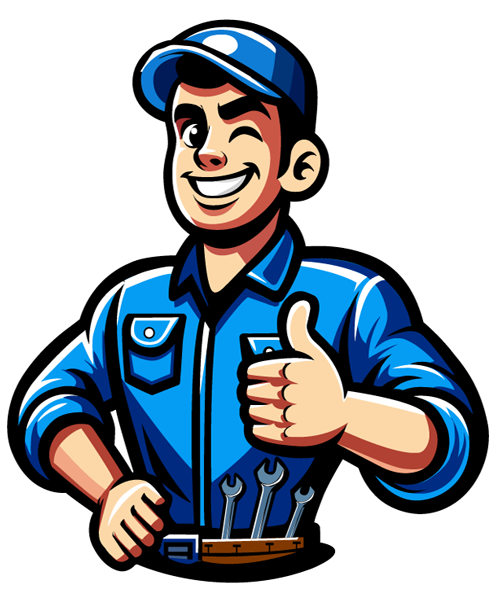 US Garage Door Repair technician illustration